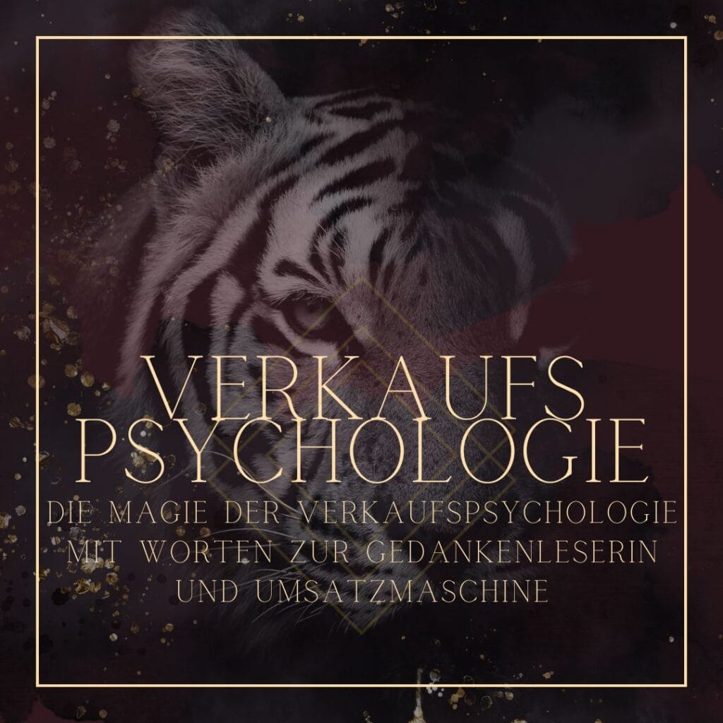 risingqueen- Zebraporträt überlagert mit Verkaufspsychologie – Mit Liebe & Sog verkaufen – Die Magie von Sogmarketing auf Deutsch.